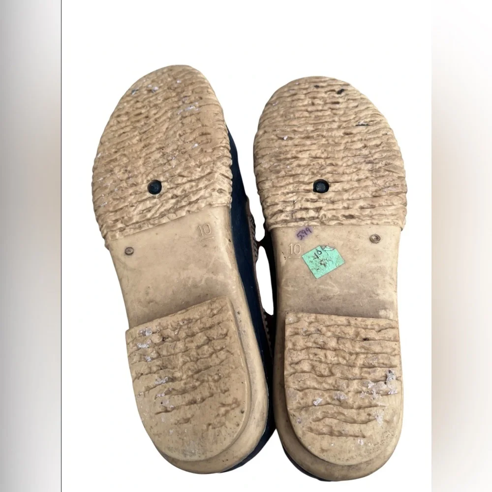 Women’s Sz10 Black & Brown Duck Boots Waterproof Rubber Snow & Ice Fleece Lined - Picture 7 of 7